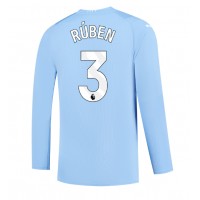 Manchester City Ruben Dias #3 Kotipaita 2023-24 Pitkähihainen
